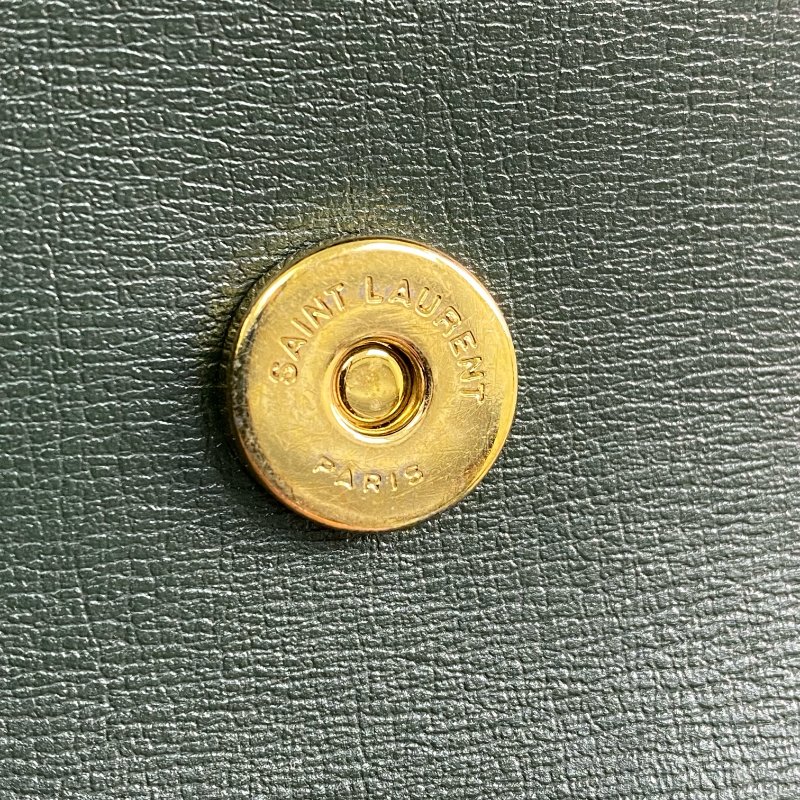 △ Saint Laurent 聖羅蘭 Sunset Green Calfskin Chain Shoulder Bag 綠色小牛皮鏈條肩背袋 -267001391-14