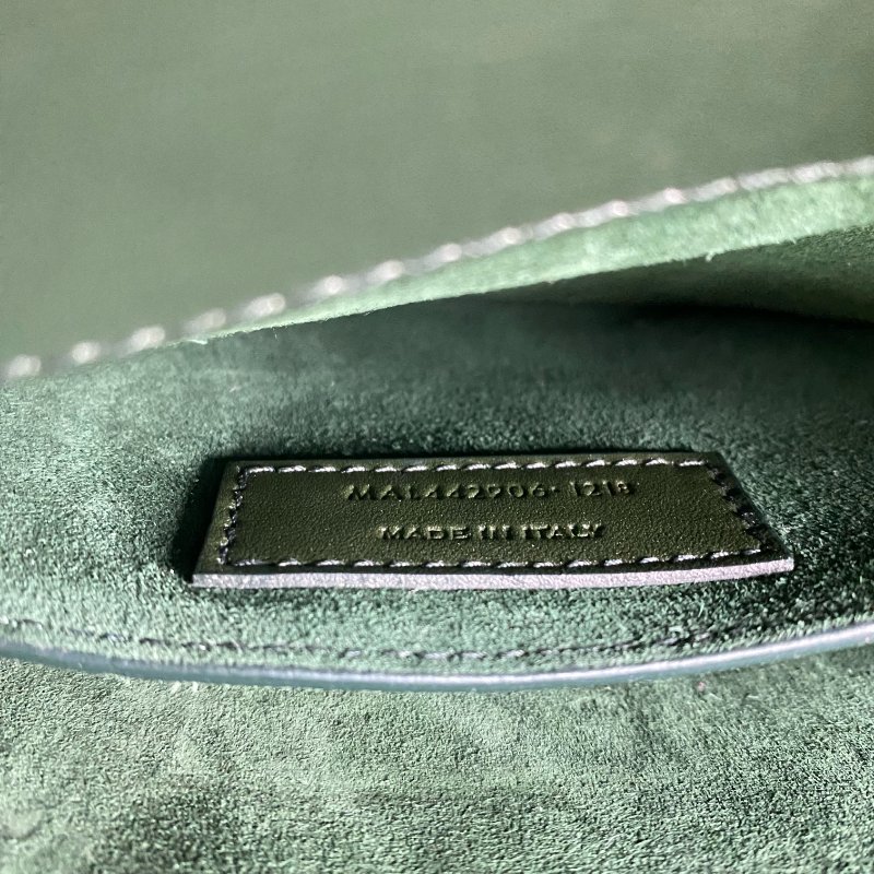 △ Saint Laurent 聖羅蘭 Sunset Green Calfskin Chain Shoulder Bag 綠色小牛皮鏈條肩背袋 -267001391-19