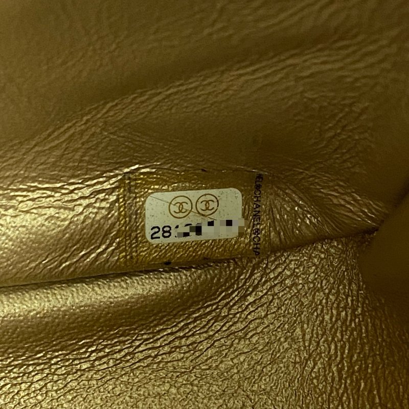 △ Chanel 香奈兒 Black Calfskin Gold Tone Metal Chain Shoulder Bag No.28 AS0773 黑色小牛皮金色金屬鏈條肩背袋 No.28 AS0773 -267001427-17