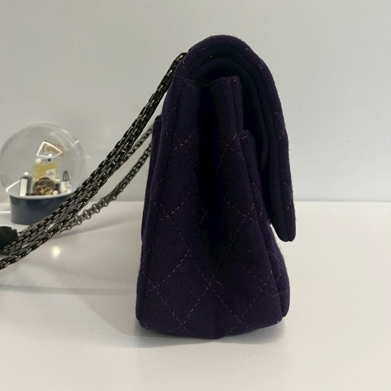 Chanel 2.55 中號 斜背包 複古銀釦-2