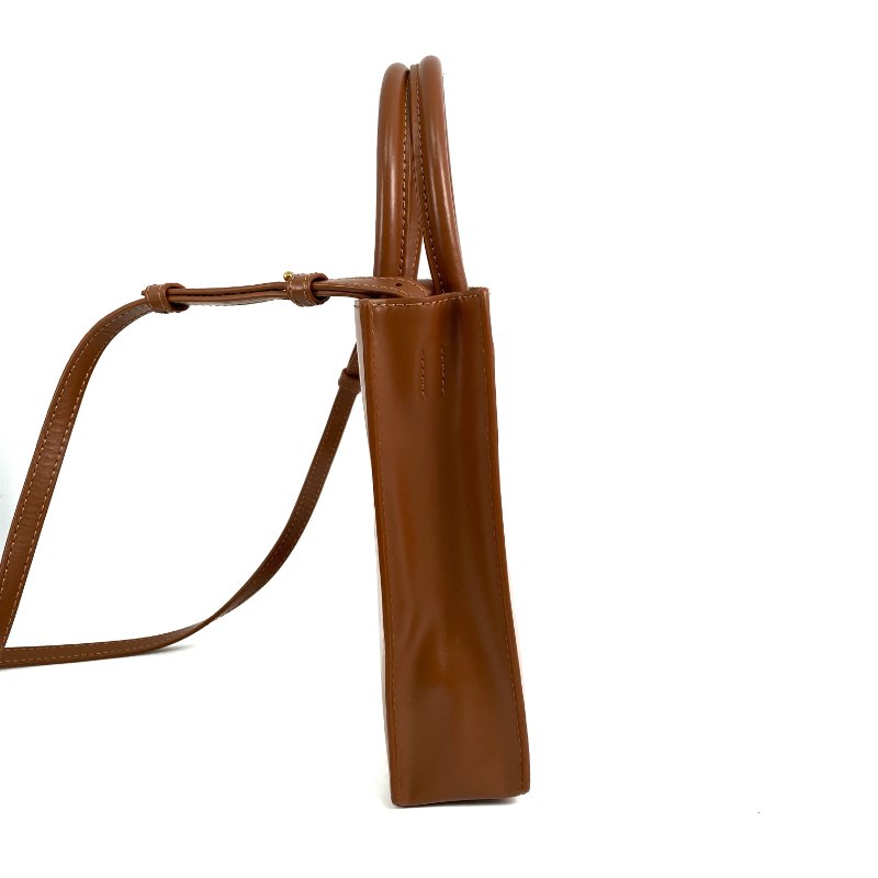 △ Loewe 羅意威 Brown Calfskin 2Way Bag 啡色小牛皮兩用袋 -267001428-3