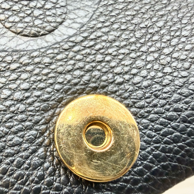 LV黑牛皮金釦Diane法棍包M46386-15