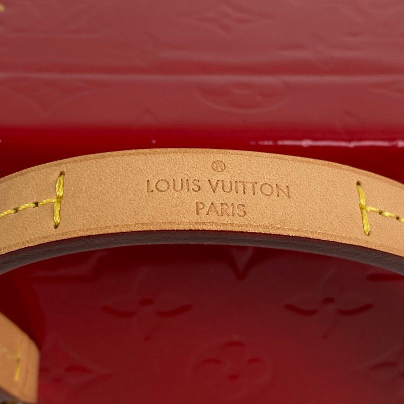 △ Louis Vuitton 路易威登 Bleecker Box Red Patent Leather Monogram 2way Bag M52464 紅色漆皮經典花紋兩用袋 M52464 -267001115-7