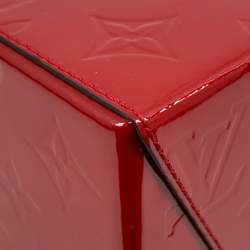 △ Louis Vuitton 路易威登 Bleecker Box Red Patent Leather Monogram 2way Bag M52464 紅色漆皮經典花紋兩用袋 M52464 -267001115-8