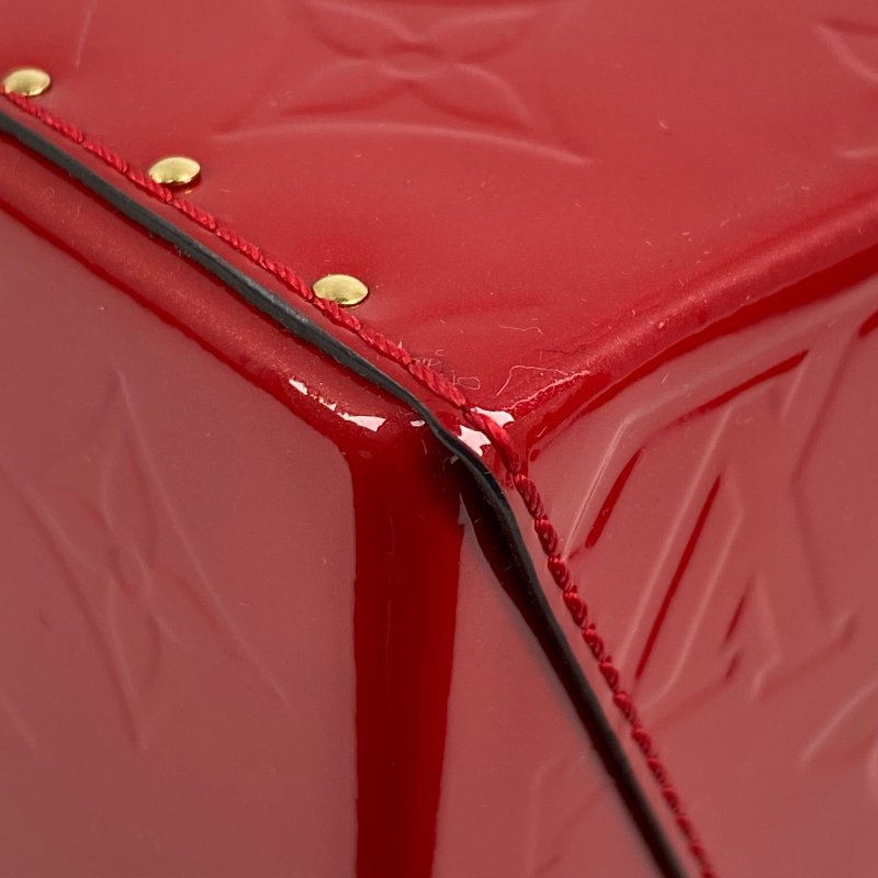 △ Louis Vuitton 路易威登 Bleecker Box Red Patent Leather Monogram 2way Bag M52464 紅色漆皮經典花紋兩用袋 M52464 -267001115-10