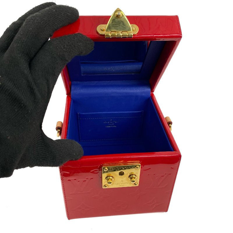 △ Louis Vuitton 路易威登 Bleecker Box Red Patent Leather Monogram 2way Bag M52464 紅色漆皮經典花紋兩用袋 M52464 -267001115-13