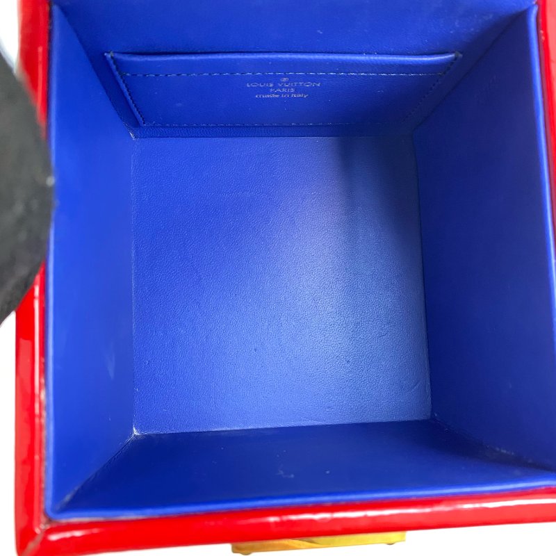 △ Louis Vuitton 路易威登 Bleecker Box Red Patent Leather Monogram 2way Bag M52464 紅色漆皮經典花紋兩用袋 M52464 -267001115-16