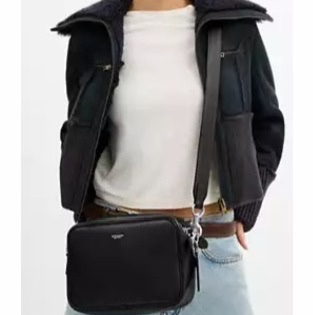 Coach 男女同款 拉鍊相機單肩包均碼碼22.9cm*6.35cm*15.24cm-4