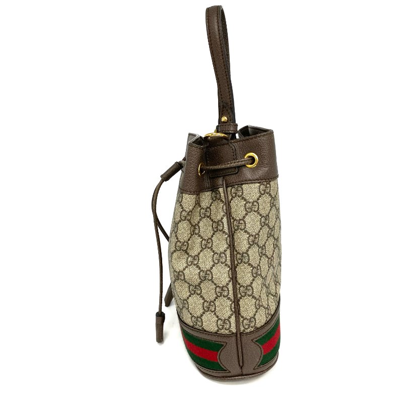 ☆ Gucci 古馳 Brown Beige Coated Canvas GG Monogram 2 Way Bag 啡色米色塗層帆布GG經典花紋兩用袋 - 267001433-3