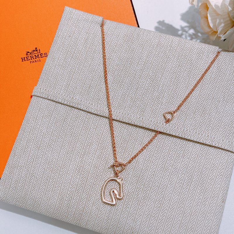 TW4736 Hermes 愛馬仕新款小馬項鍊 Tonnere Necklace-1