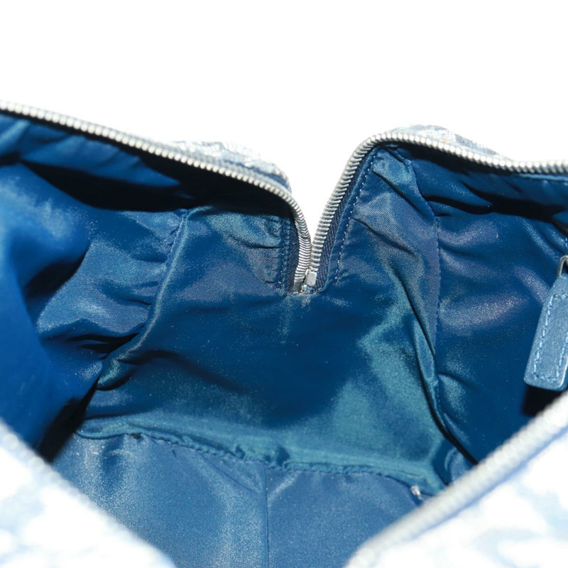 【日本直送】Christian Dior Trotter帆布手提包 海軍藍 銀色 正品 ki6384-18