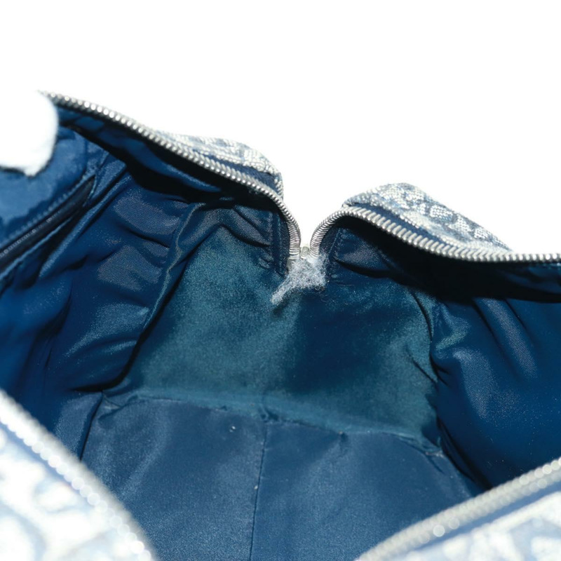 【日本直送】Christian Dior Trotter帆布手提包 海軍藍 銀色 正品 ki6384-19