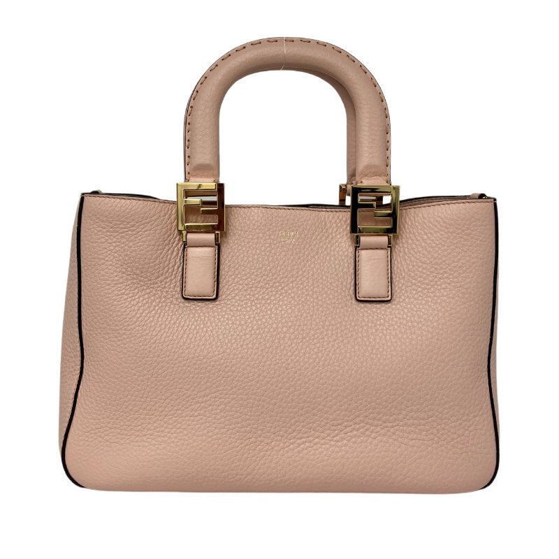 ☆ Fendi 芬迪 Pink Calfskin 2 Way Bag 粉紅色小牛皮兩用袋 - 267001140-1