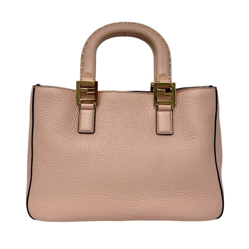 ☆ Fendi 芬迪 Pink Calfskin 2 Way Bag 粉紅色小牛皮兩用袋 - 267001140-2