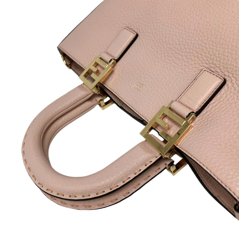 ☆ Fendi 芬迪 Pink Calfskin 2 Way Bag 粉紅色小牛皮兩用袋 - 267001140-9