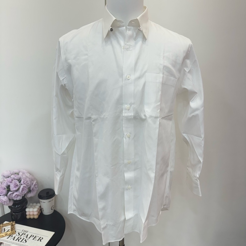 Burberry 白色襯衫👔 Vintage 二手 中古-0