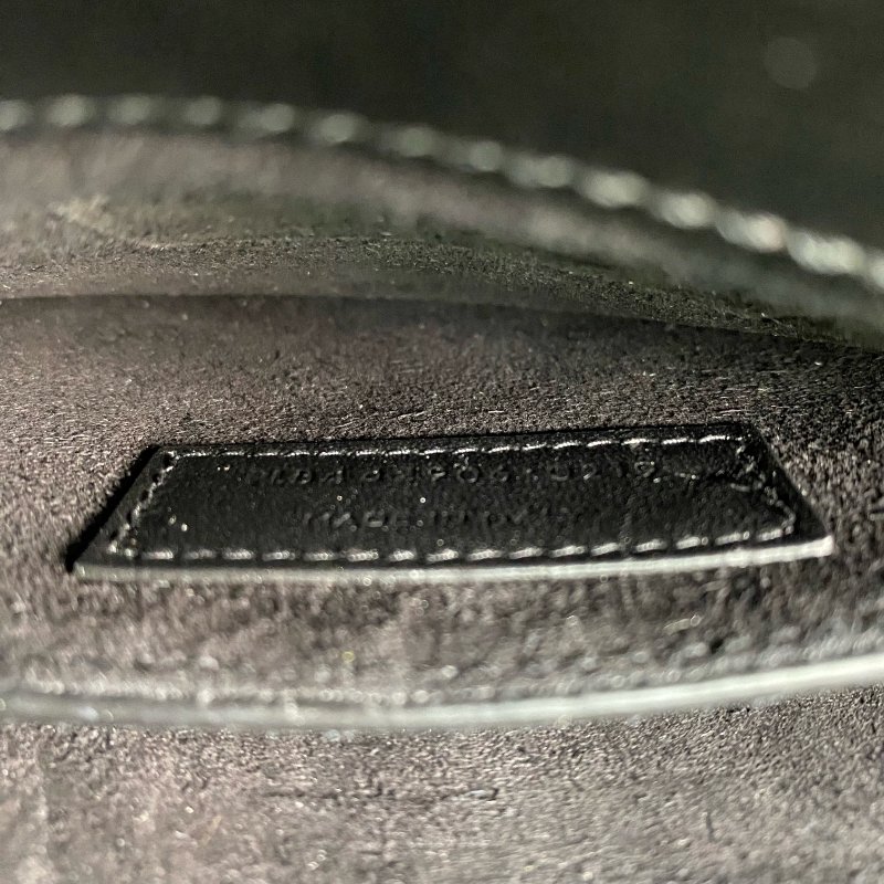 △ Saint Laurent 聖羅蘭 Black Calfskin Sunset Medium Chain Shoulder Bag 黑色小牛皮鎖鏈肩背袋 - 267001328-21