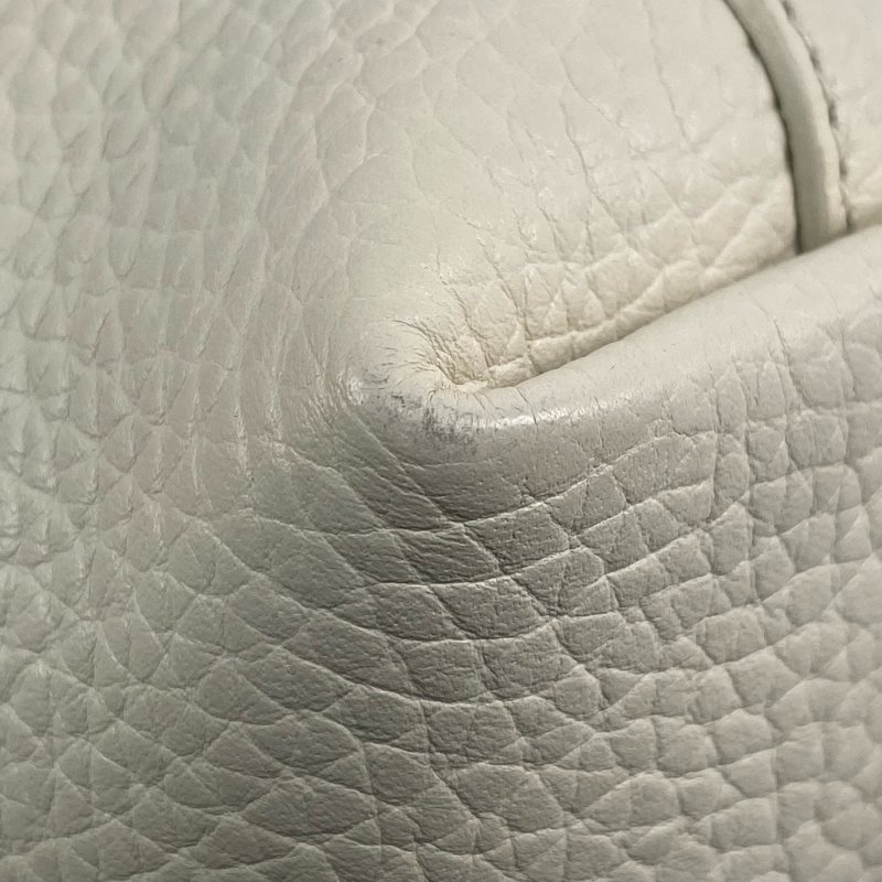 △ Dior 迪奧 White Calfskin Signature Bucket 2 Way Bag 白色小牛皮兩用水桶袋 - 267001191-8