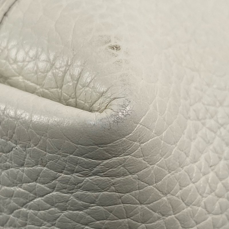 △ Dior 迪奧 White Calfskin Signature Bucket 2 Way Bag 白色小牛皮兩用水桶袋 - 267001191-9