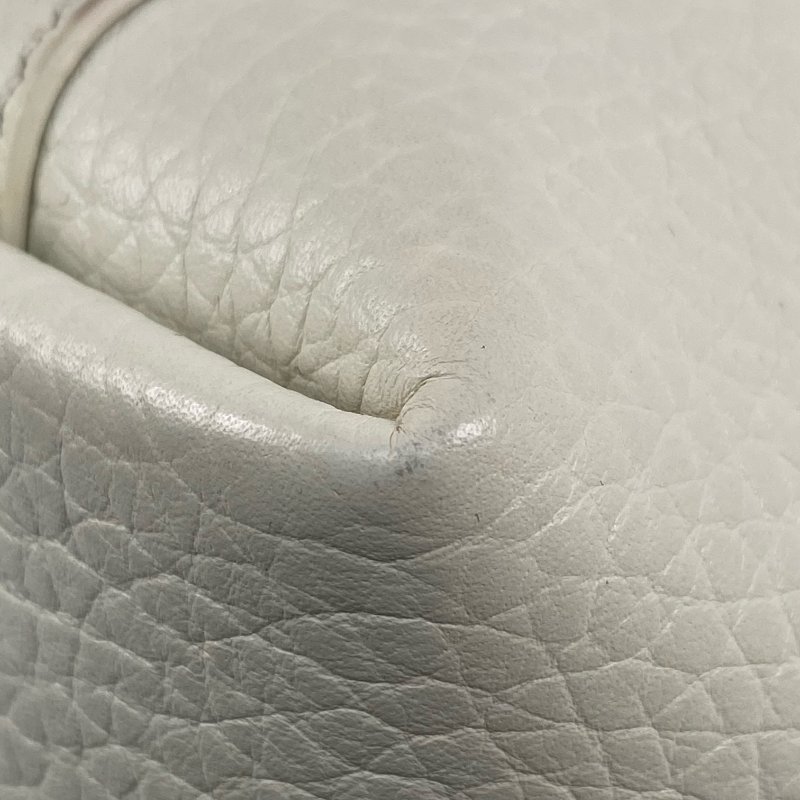 △ Dior 迪奧 White Calfskin Signature Bucket 2 Way Bag 白色小牛皮兩用水桶袋 - 267001191-11