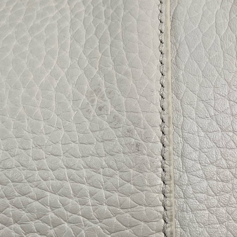 △ Dior 迪奧 White Calfskin Signature Bucket 2 Way Bag 白色小牛皮兩用水桶袋 - 267001191-12