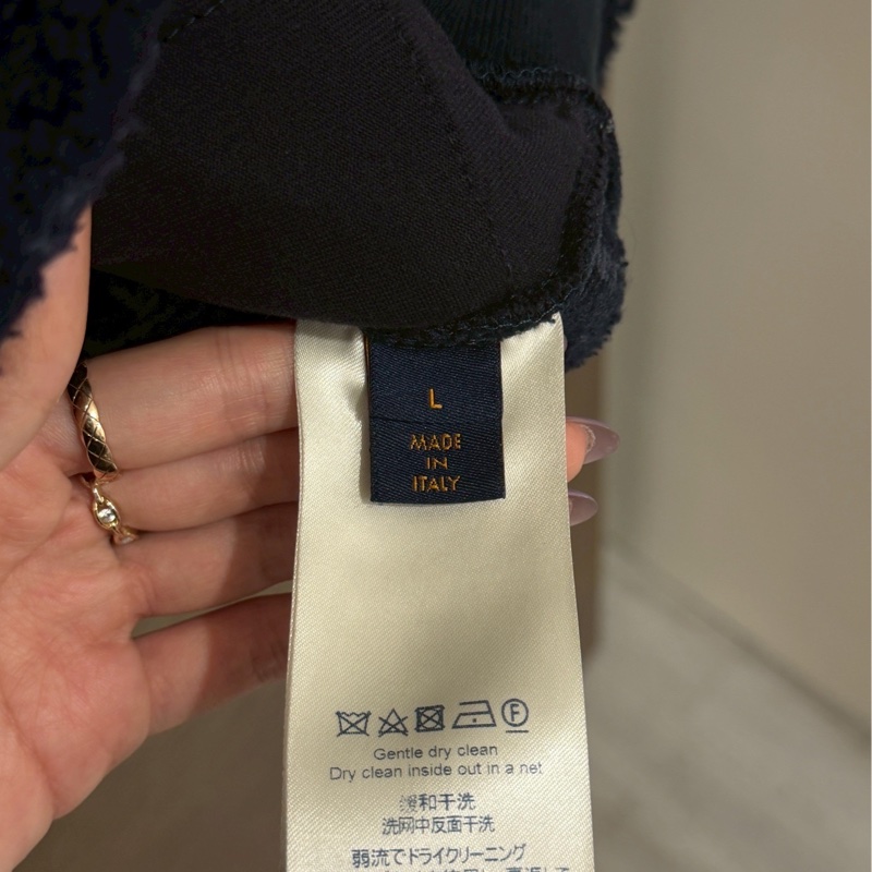 LV 深藍泰迪毛外套-2