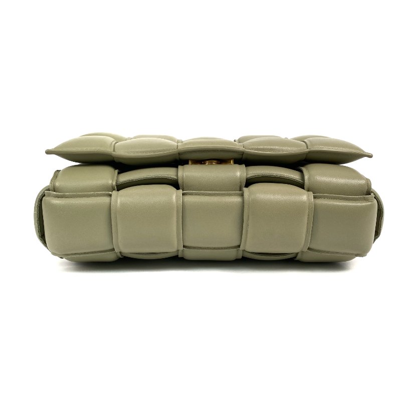 ☆ Bottega Veneta 寳緹嘉 Grey Green Sheepskin Padded Cassette Shoulder Bag 灰綠色羊皮肩背袋 - 267001331-5