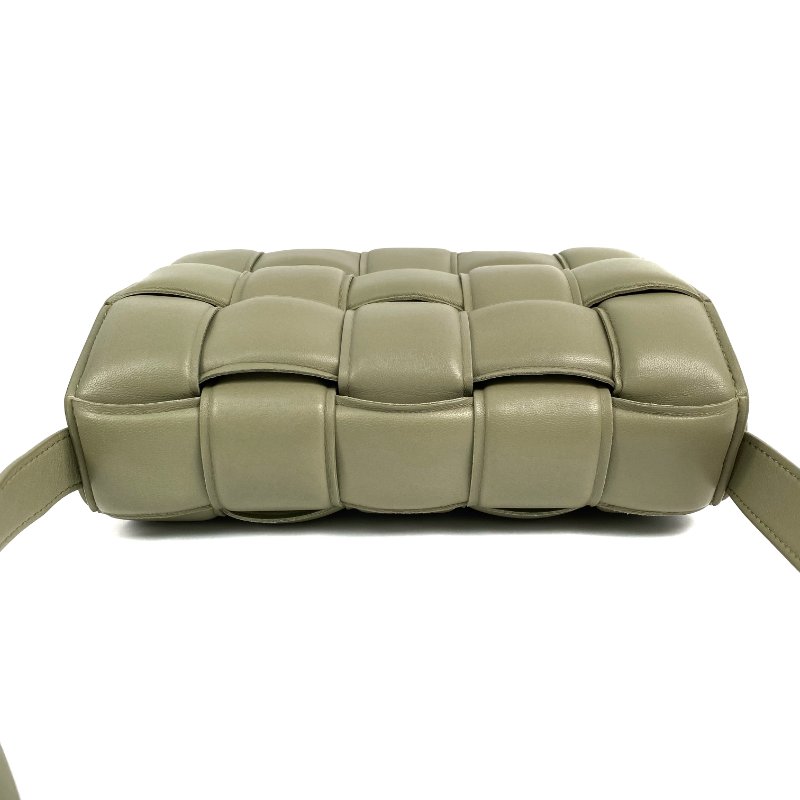 ☆ Bottega Veneta 寳緹嘉 Grey Green Sheepskin Padded Cassette Shoulder Bag 灰綠色羊皮肩背袋 - 267001331-6