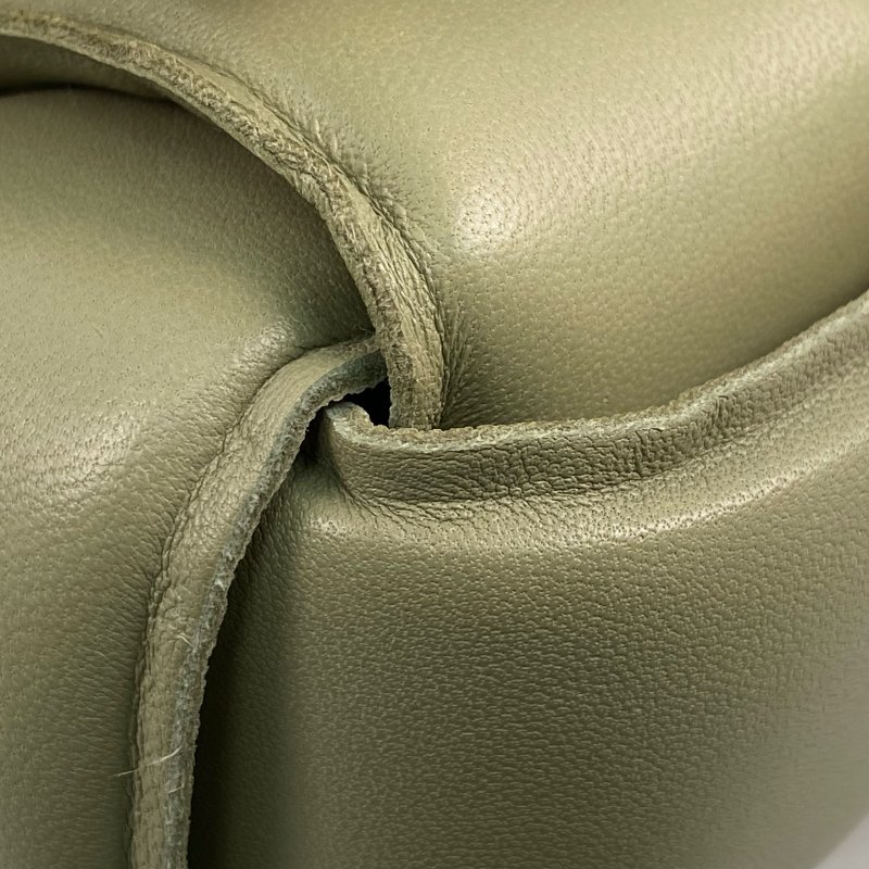 ☆ Bottega Veneta 寳緹嘉 Grey Green Sheepskin Padded Cassette Shoulder Bag 灰綠色羊皮肩背袋 - 267001331-8