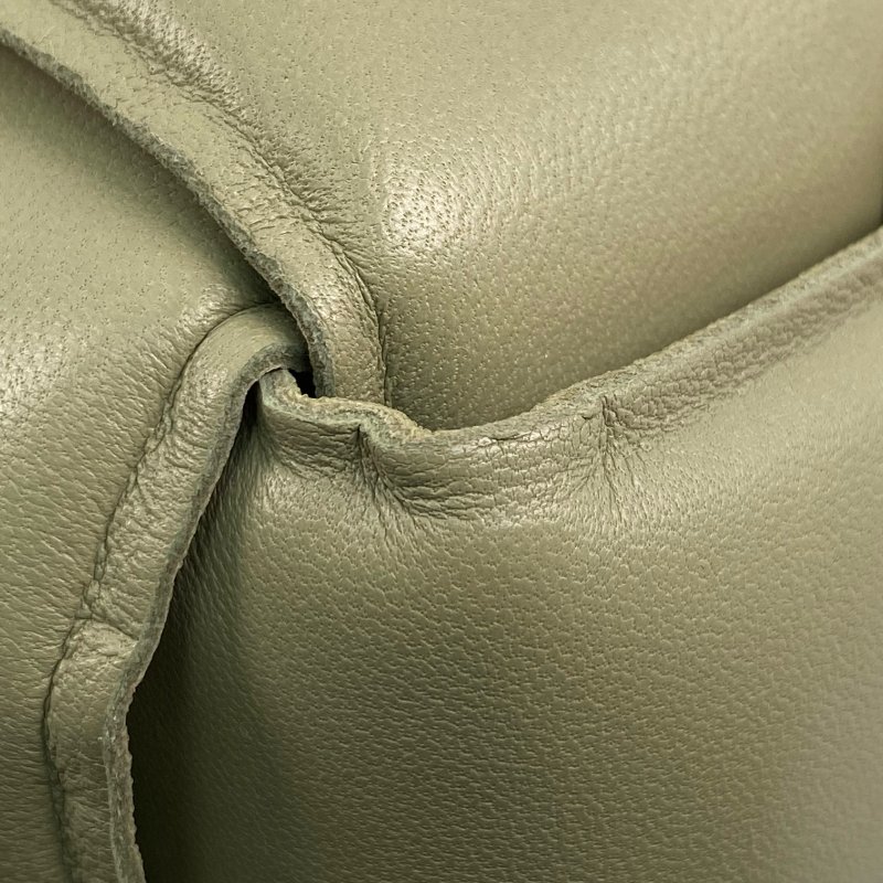 ☆ Bottega Veneta 寳緹嘉 Grey Green Sheepskin Padded Cassette Shoulder Bag 灰綠色羊皮肩背袋 - 267001331-10
