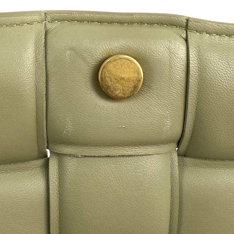 ☆ Bottega Veneta 寳緹嘉 Grey Green Sheepskin Padded Cassette Shoulder Bag 灰綠色羊皮肩背袋 - 267001331-14