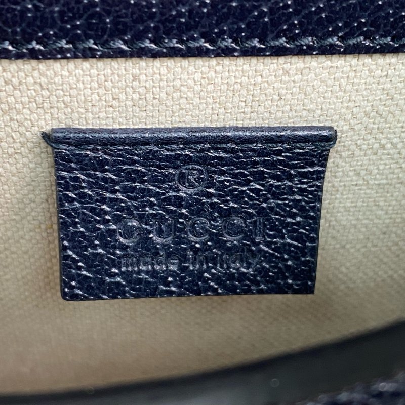 ☆Gucci古馳 Beige, Navy Coated Canvas GG Monogram Shoulder Bag 625615 米色, 深藍色塗層帆布 GG花紋肩背袋 625615 -267001483-15