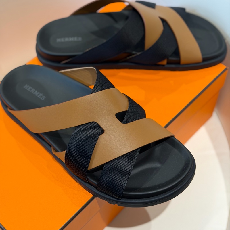 愛馬仕 雙色拖鞋🖤 （未穿過閑置品）🩶40.5-2