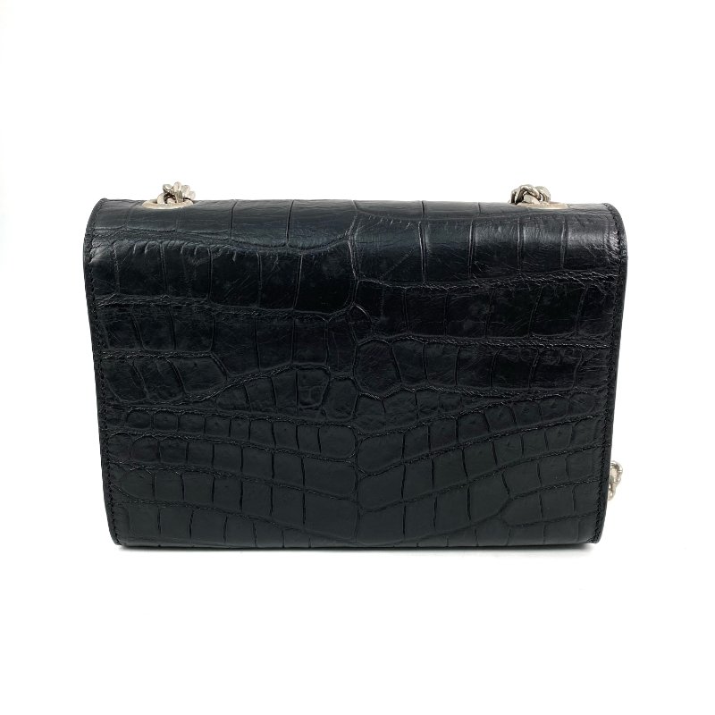 ☆ Saint Laurent 聖羅蘭 Black Calfskin Kate Tassel Chain Shoulder Bag 黑色小牛皮鏈條肩背袋 - 267001751-2