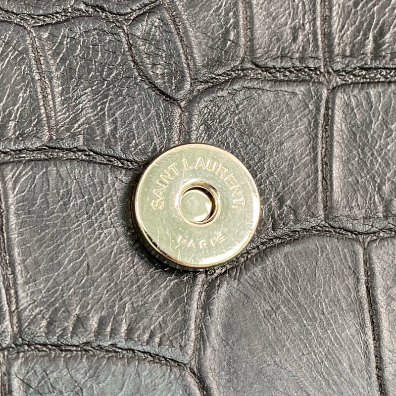 ☆ Saint Laurent 聖羅蘭 Black Calfskin Kate Tassel Chain Shoulder Bag 黑色小牛皮鏈條肩背袋 - 267001751-17