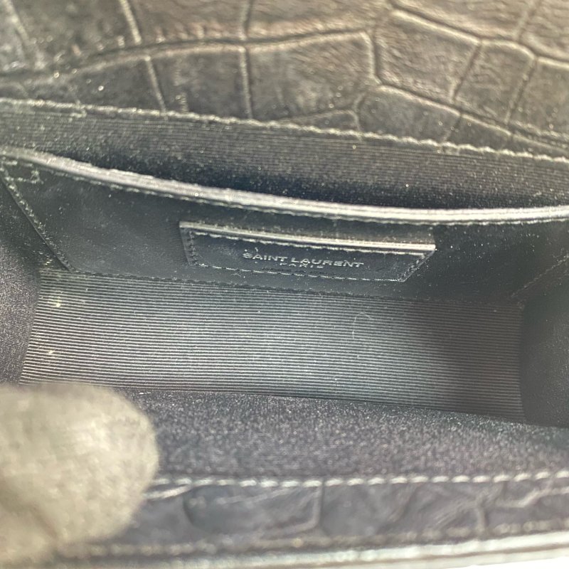 ☆ Saint Laurent 聖羅蘭 Black Calfskin Kate Tassel Chain Shoulder Bag 黑色小牛皮鏈條肩背袋 - 267001751-20