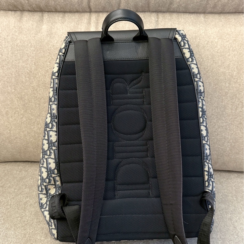 DIOR老花馬鞍後背包-4