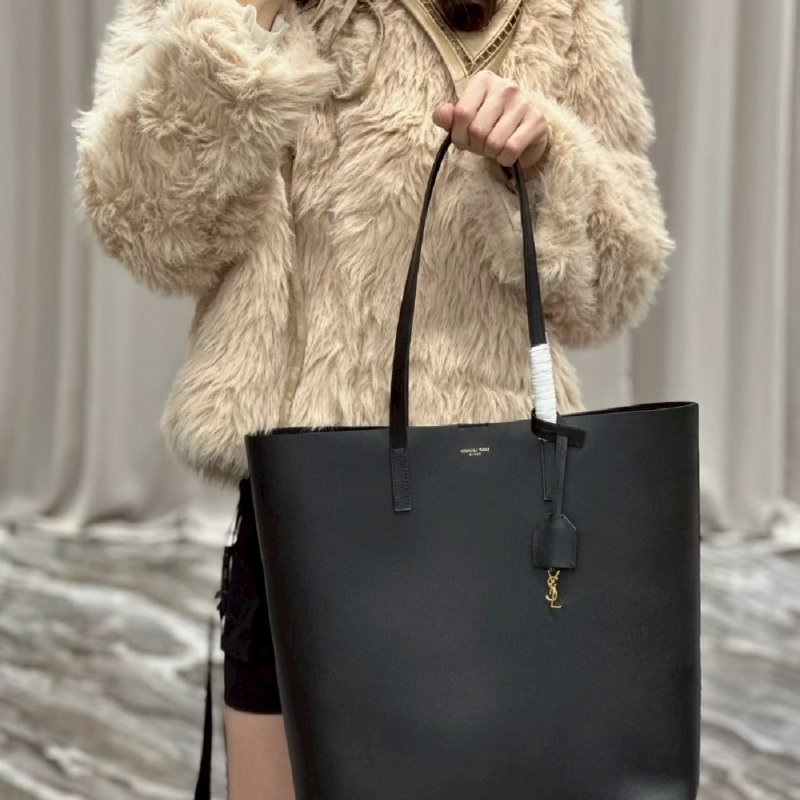 (激新！濃濃皮香😍）🏷YSL 聖羅蘭．Bold Tote 托特包-28