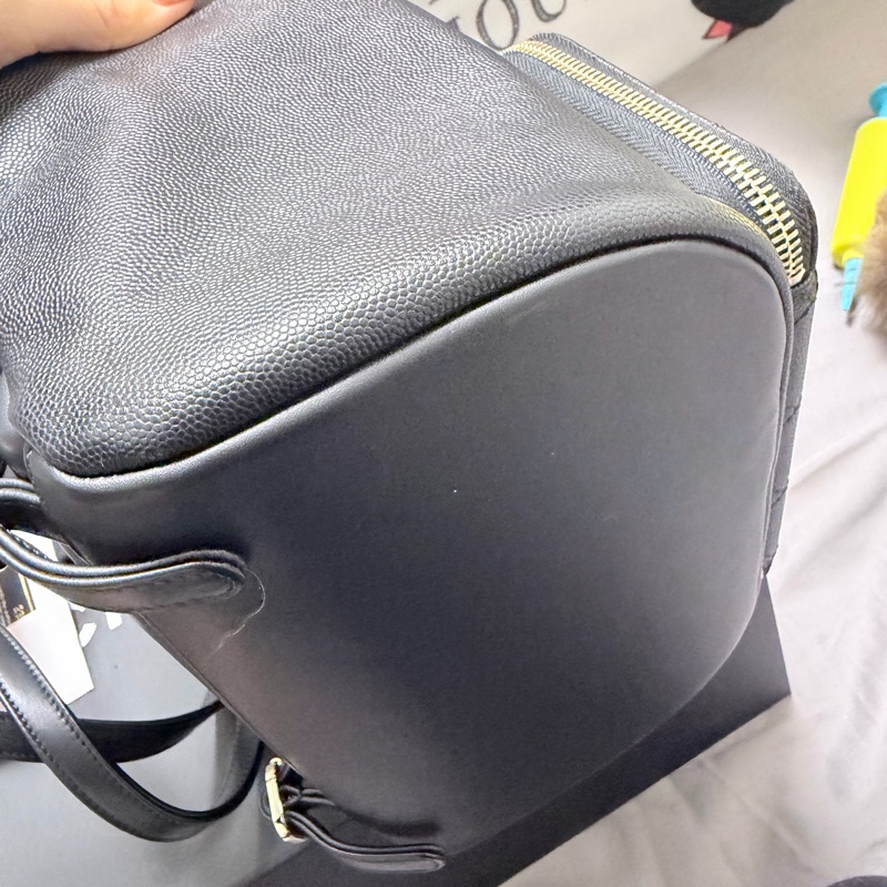 Chanel 荔枝牛皮後背包-10