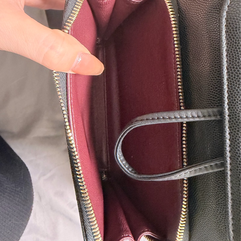 Chanel 荔枝牛皮後背包-13