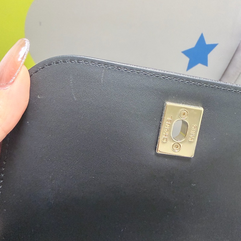 Chanel 荔枝牛皮後背包-15