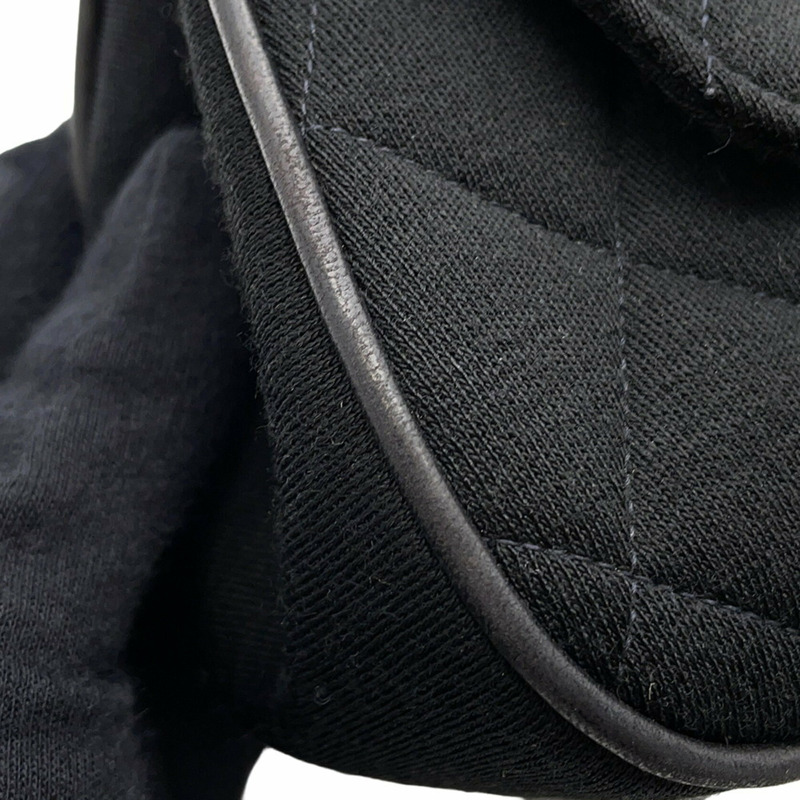 香奈兒 Matelasse 2.55 棉手提包，黑色，女士-7