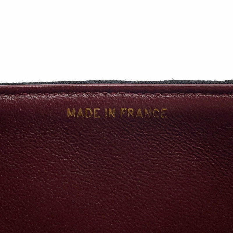 香奈兒 Matelasse 2.55 棉手提包，黑色，女士-13