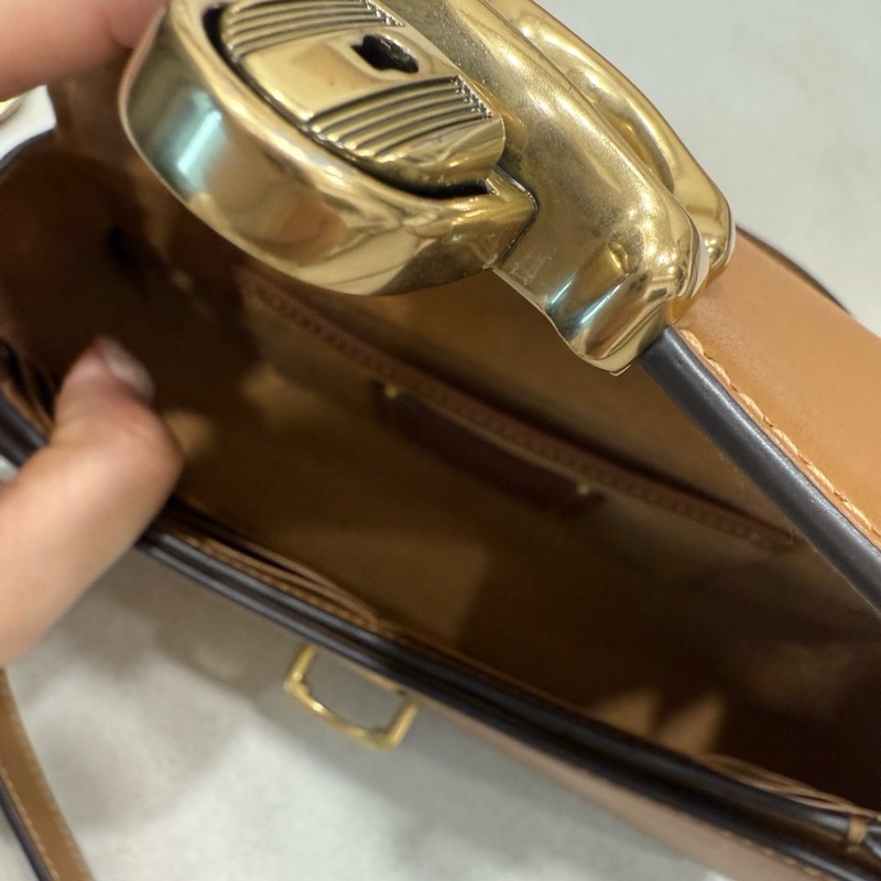 Coach studio 20 baguette 法棍包 腋下包 light camel 駝色-17