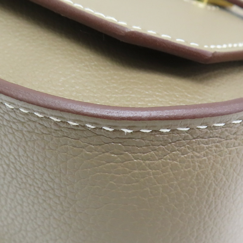 大象灰 Evercolor牛皮 Mini Jypsiere 肩背包 B刻 金扣【HERMES 愛馬仕】-12