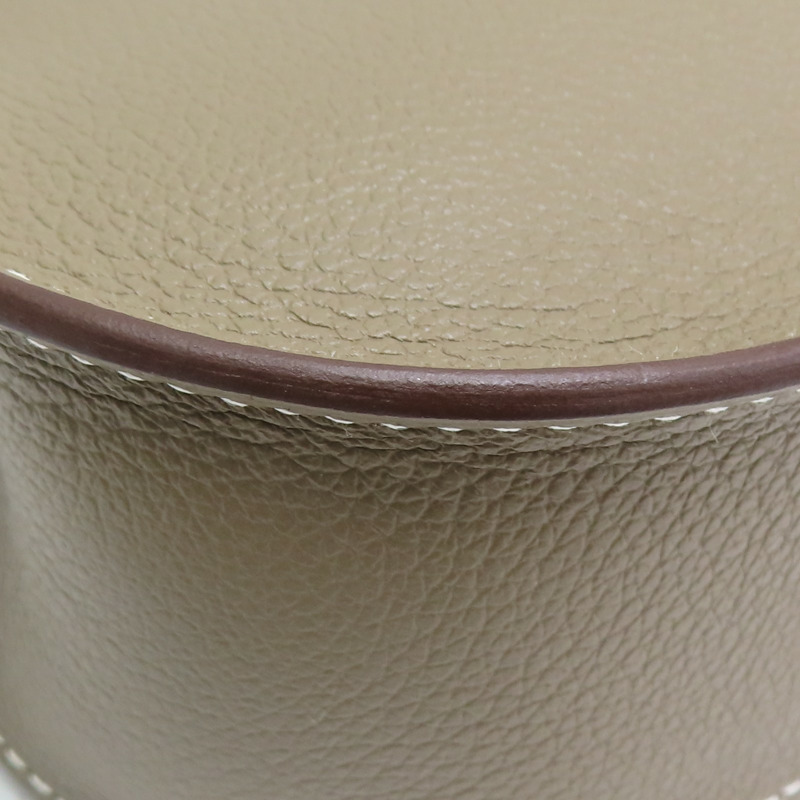 大象灰 Evercolor牛皮 Mini Jypsiere 肩背包 B刻 金扣【HERMES 愛馬仕】-13