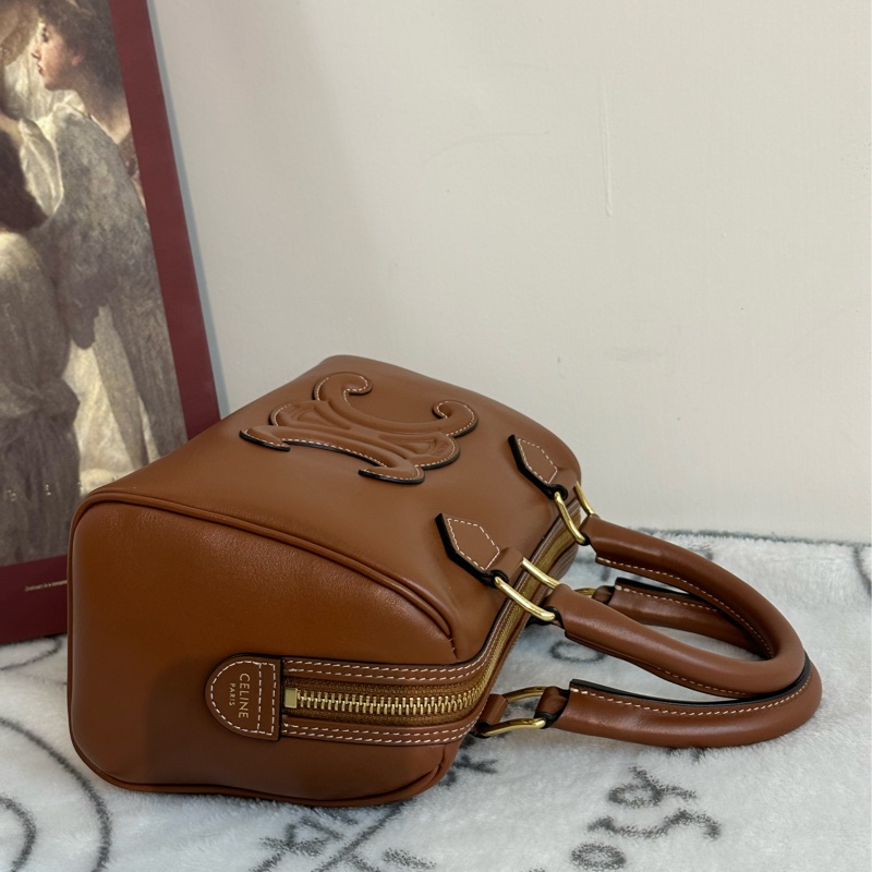 【99新】Celine Small Boston Cuir Triomphe 手提包-3