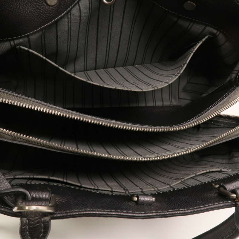 LOUIS VUITTON Monogram Empreinte Montaigne BB銀扣手挽肩背兩用袋-4