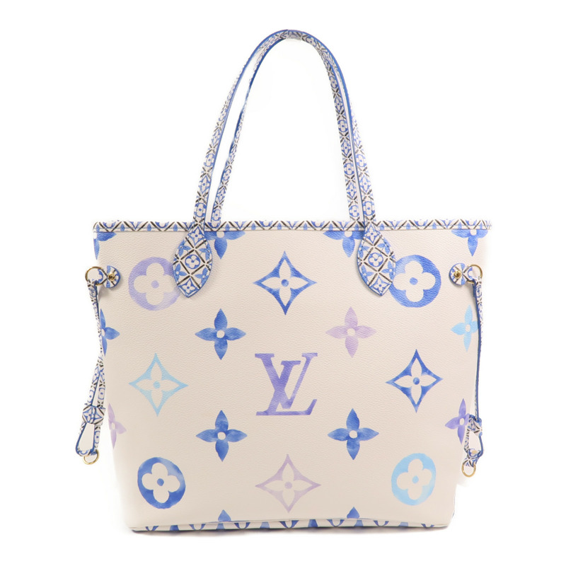 LOUIS VUITTON Monogram By The Pool Neverfull MM金扣手挽袋-1