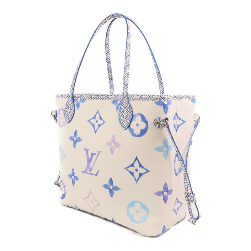 LOUIS VUITTON Monogram By The Pool Neverfull MM金扣手挽袋-2